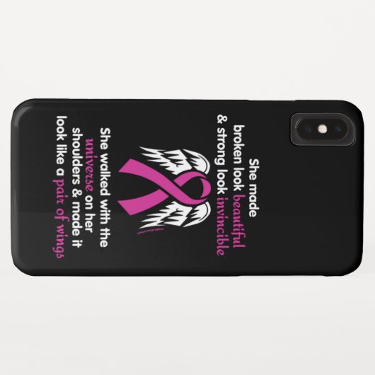 Unbesiegbar/ihr.. Brustkrebs Case-Mate iPhone Hülle (Rückseite (Horizontal))