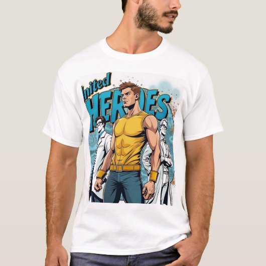 Unbesiegbar" Superhero Fan T-Shirt - Inspirred by (Vorderseite)