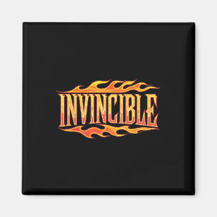 Unbesiegbare Gym Motivierend Flames Fireman Firefi Magnet