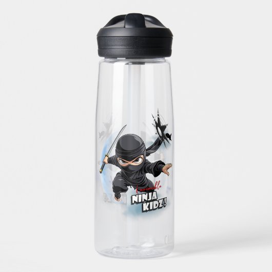 Unbesiegbare Ninja-Kids | 725ml Trinkflasche (Vorne)