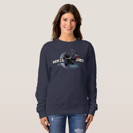 Unbesiegbare Ninja-Kinder | Frauen Sweatshirt (Vorne ganz)
