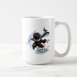 Unbesiegbarer Ninja-Kinder 15oz Klassischer Bech Kaffeetasse