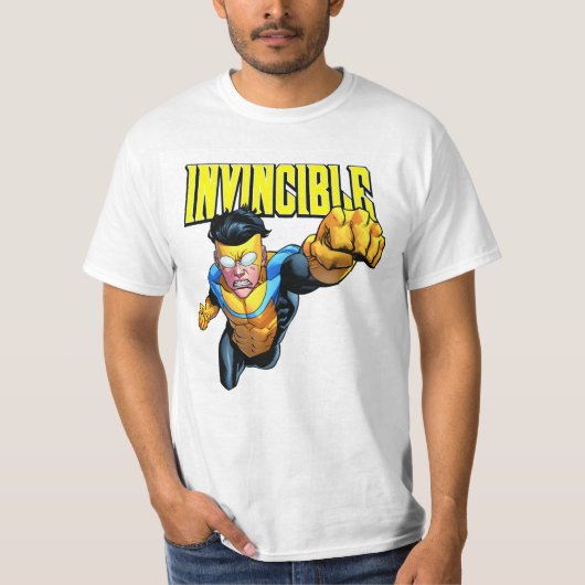 Unbesiegbares Comic T-Shirt (Vorderseite)