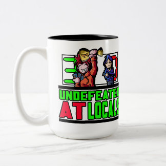 Unbesiegt bei der Tasse der Logos von Lokalen