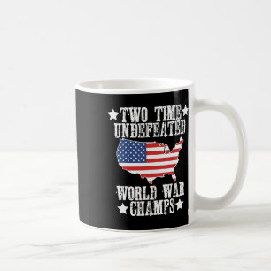 Unbesiegte Champions U des Zweiten Weltkriegs Kaffeetasse