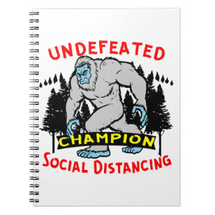 Unbesiegter Champion Bigfoot 03 Notizblock