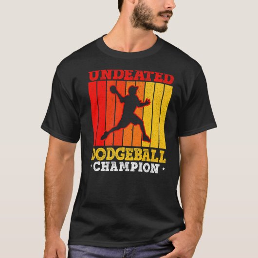Unbesiegter Dodgeball Champion Duck Dip Dodgeb T-Shirt (Vorderseite)