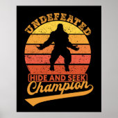 Unbesiegter Hide und Seek Champion Poster (Vorne)