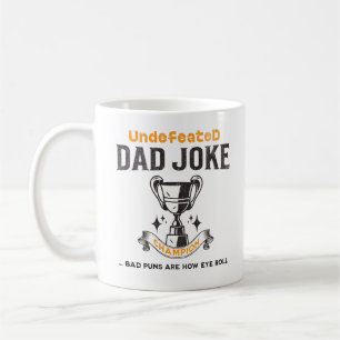 Unbesiegter Vater-Joke-Champion Kaffeetasse