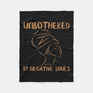 Unbesonnen von den negativen Soule Ladys Black His Fleecedecke