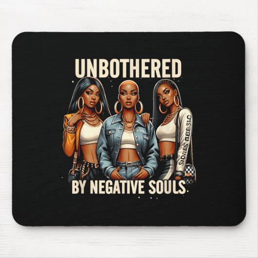 Unbesonnen von Negative Souls Black History Cowgir Mousepad (Vorne)