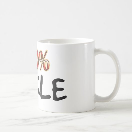 Unbeständige 100 Prozent Kaffeetasse (Rechts)