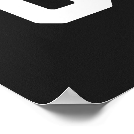 Unbestelltes Zitat Poster (Ecke)