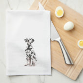 unbestimmt geschirrtuch (Viertel Falte)