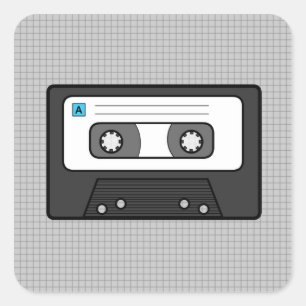 unbestimmt quadratischer aufkleber
