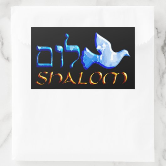 unbestimmt rechteckiger aufkleber (Tasche)