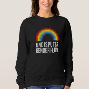Unbestrittenes Gender Fluid LGBTQ Nichtbinärer Sto Sweatshirt