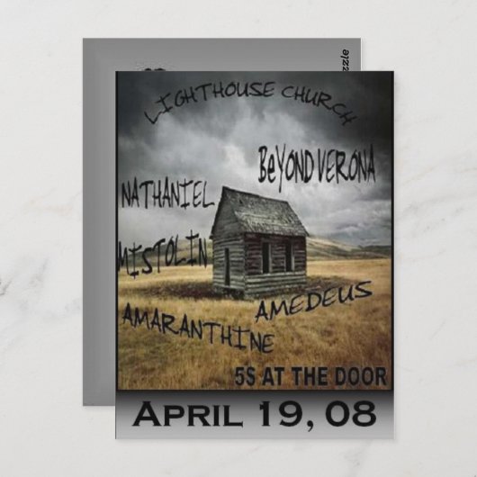 Unbetitelte Postkarte (Vorne/Hinten)