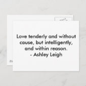 Unbetitelte Postkarte (Vorne/Hinten)