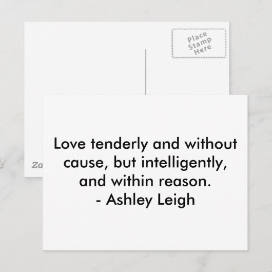 Unbetitelte Postkarte (Vorne/Hinten)