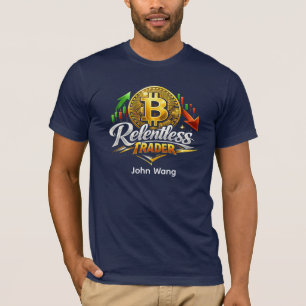 Unbeugsames Trader Bitcoin T-Shirt Benutzerdefin
