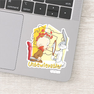 "Unbewievable" Barber BUGS BUNNY™ & Elmer Fudd Aufkleber