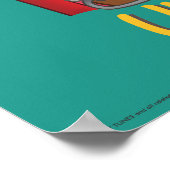 "Unbewievable" Barber BUGS BUNNY™ & Elmer Fudd Poster (Ecke)