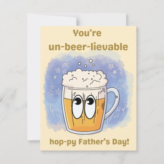 Unbewohnbar - Limited Vatertag Edition RSVP Karte (Vorderseite)