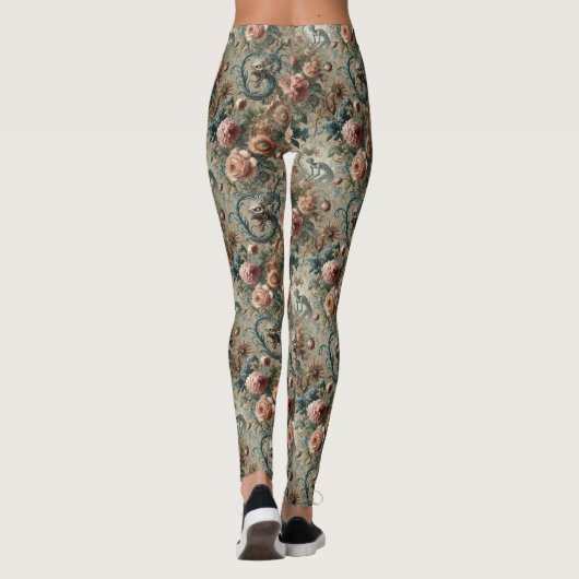 Unbewohnbares Schicksal - gotisch Viktorianisch Leggings (Rückseite)
