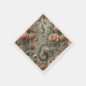 Unbewohnbares Schicksal - Gotisches Viktorianische Serviette (Ecke)