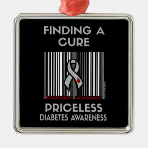 Unbezahlbar...Diabetes Metal Ornament Aus Metall