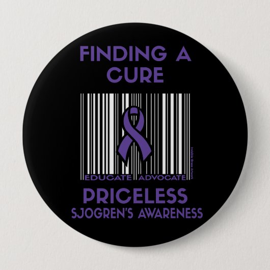 Unbezahlbar...Sjogrens Knopf Button (Vorderseite)