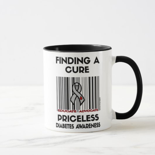 Unbezahlbare Diabetes-Tasse Tasse (Rechts)