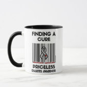 Unbezahlbare Diabetes-Tasse Tasse (Links)