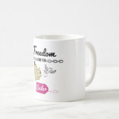 Unbezahlbare Freiheit | Mug Kaffeetasse (VorderseiteRechts)