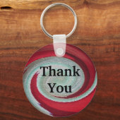 Unbezahlbarer Dank für das rote Swirl-Design von T Schlüsselanhänger (Vorderseite)