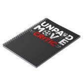 Unbezahlter Film Kritiker Film Watcher Kinofilm Lo Notizblock (Linke Seite)