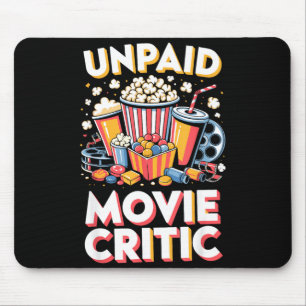 Unbezahlter Filmkritiker Film Film Essen Nacht Sna Mousepad