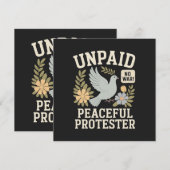 unbezahlter friedlicher Demonstrant (Vorne/Hinten)