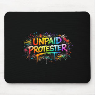 Unbezahlter friedlicher Protestierender Patriotisc Mousepad