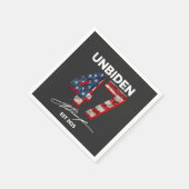 Unbiden 47 Trump Est. Juli 2025 Serviette (Ecke)