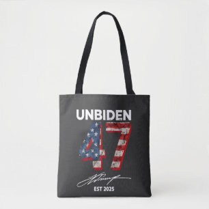 Unbiden 47 Trump Est. Juli 2025 Tasche