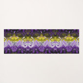 Unbinäre Drachenkatze - Flag ohne Binärspass Yogamatte (Rückseite (Horizontal))