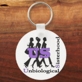 Unbiologische Schwestern Schlüsselanhänger (Vorderseite)
