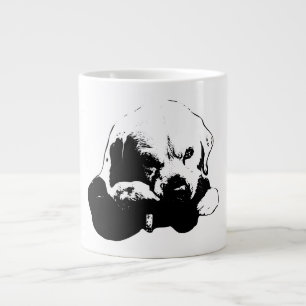 Unblinkende Forderung Jumbo-Tasse