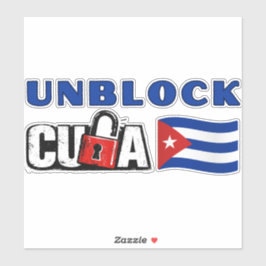 Unblock Cuba Aufkleber