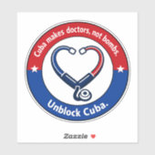 Unblock Cuba Sticker (Blatt)