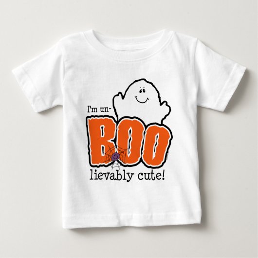 UnBOOlievably niedlich Baby T-shirt (Vorderseite)