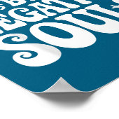 Unbothered By Negative Souls  Poster (Ecke)