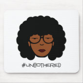 Unbothered Mausunterlage Mousepad (Vorne)